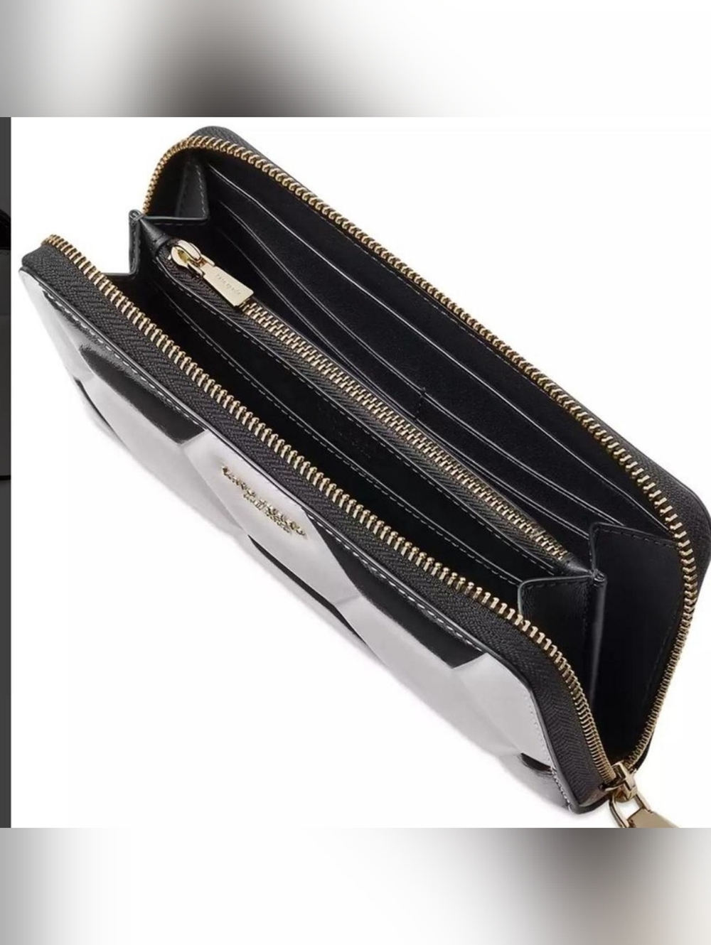 kate spade Rare HTF Kickoff Soccer World Cup Leather Zip Wallet NWT - Picture 3 of 10